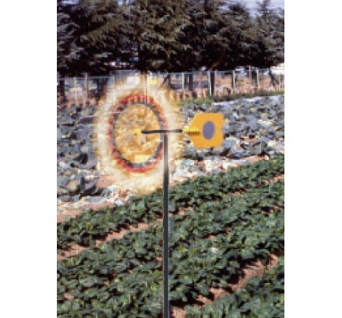 Bird and Mole Repellent Propeller Stake
