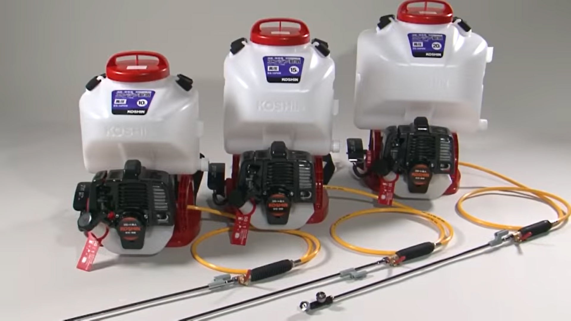 Pulverizador con motor tipo mochila KOSHIN ES-15PDX 15L