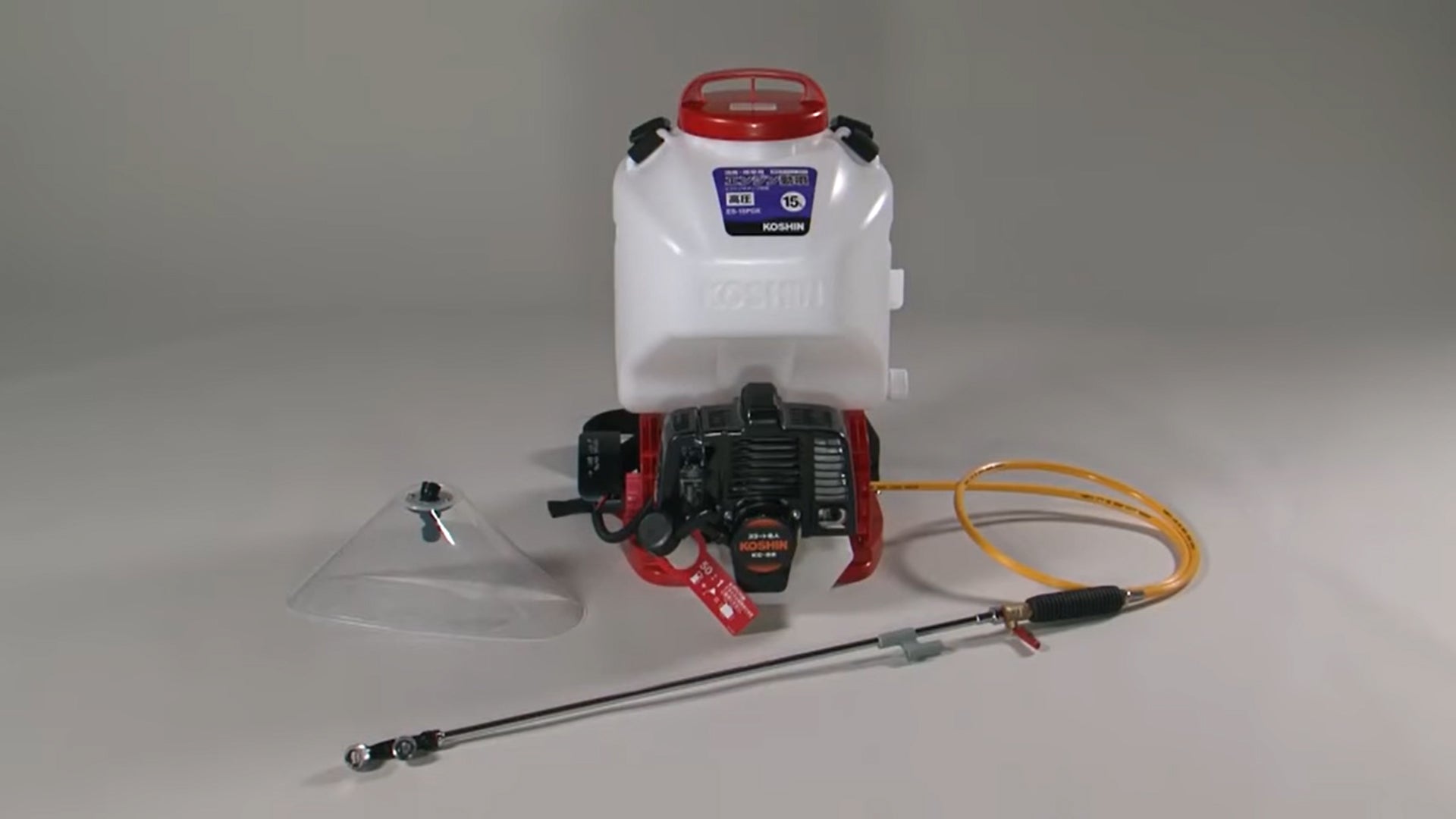 Pulverizador con motor tipo mochila KOSHIN ES-15PDX 15L