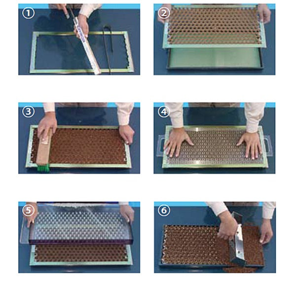 Kit de inicio para sembrar en macetas de papel (5 componentes) para LP353-30