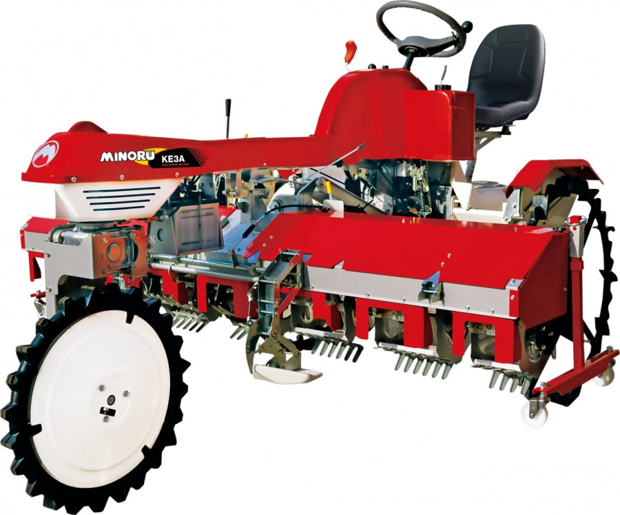 MINORU Paddy field Weeding Machine 6 row type KE3A+KW6