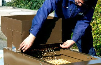 Tamiz eléctrico de suelo y granos SASAGAWA