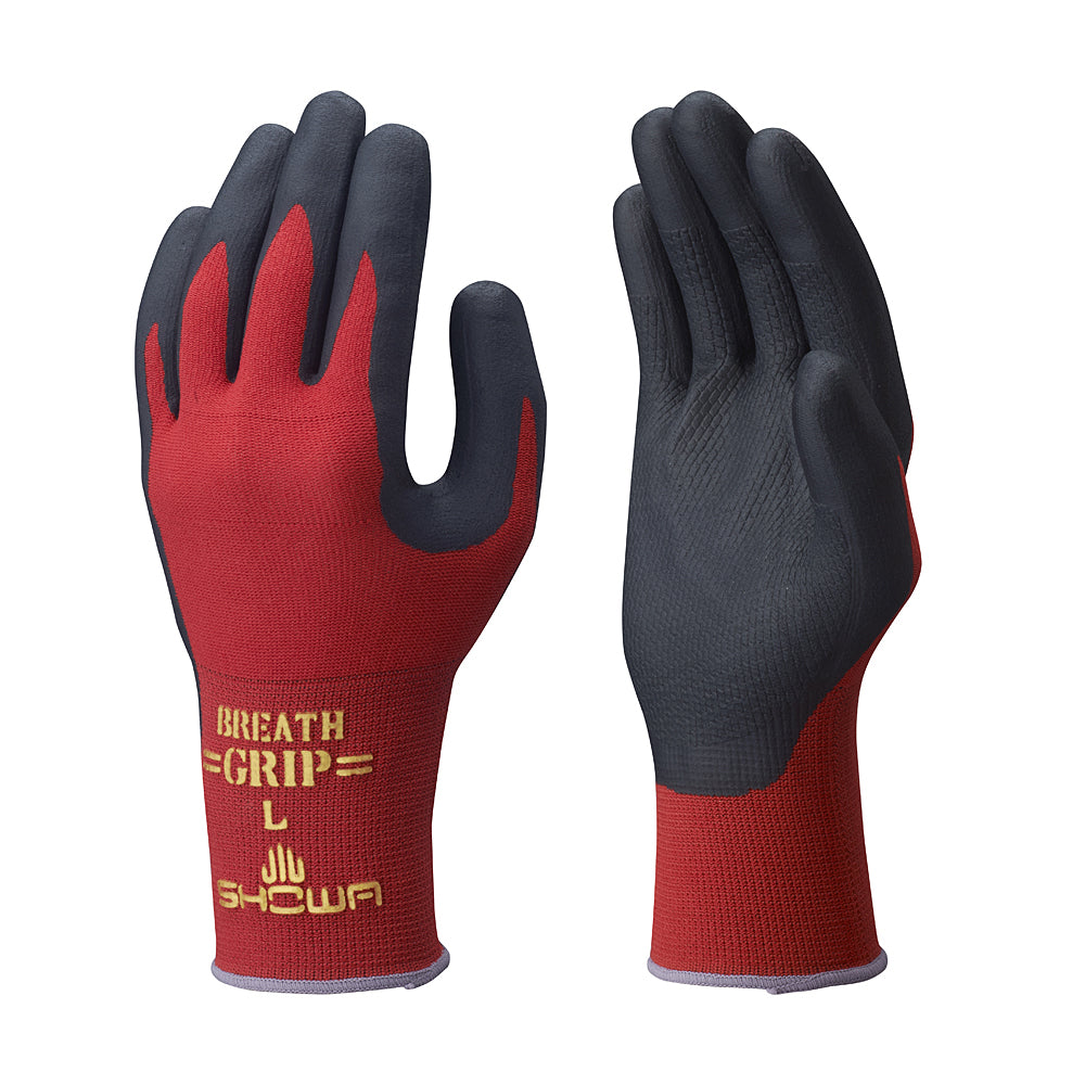 SHOWA 380R Breathable Grip Glove (10 pairs set)