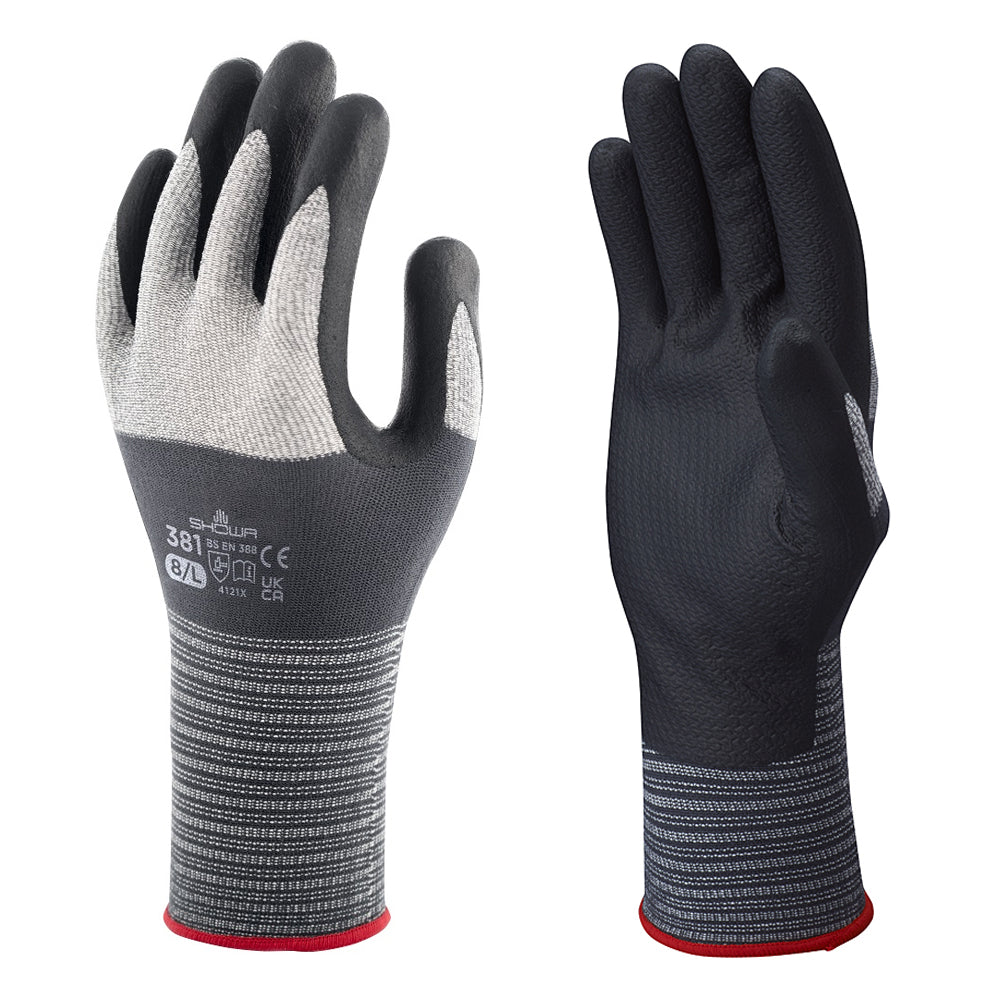 SHOWA 381 Mikrofaser-Handschuhe mit exzellenter Passform (10er-Set)