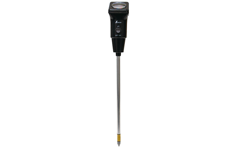 SHINWA 72795 Misuratore di pH e umidità del terreno con elettrodo lungo