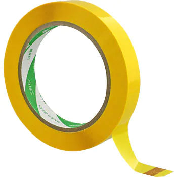 Cinta adhesiva vegetal 20 mm x 100 m 80 rollos 640-V-20 Uni Lila, Rojo, Amarillo, Verde