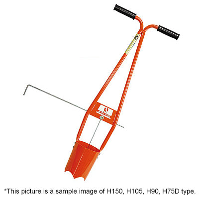 como hacer los agujeros en el plástico para plantar Soporte manual para terrenos cubiertos de mantillo H90