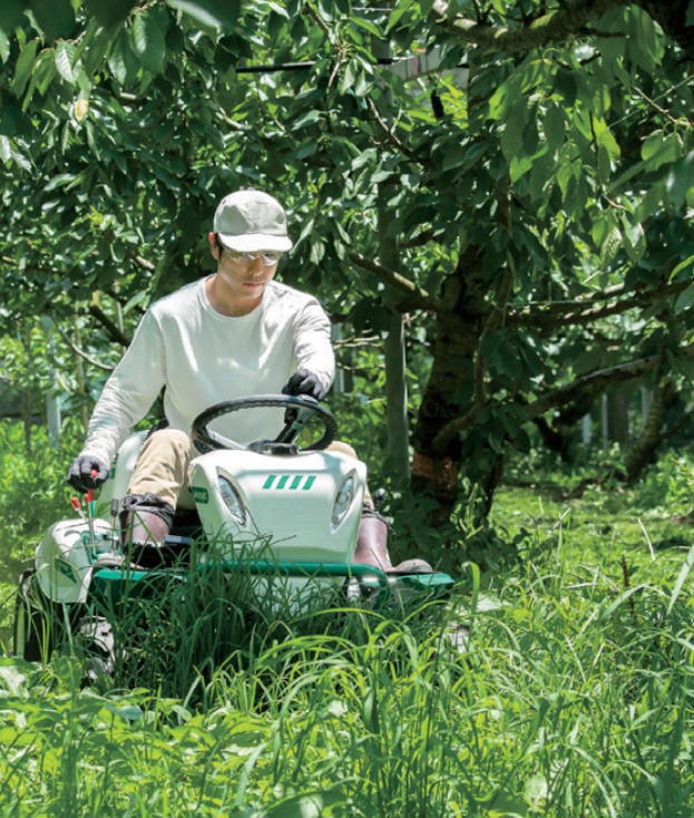 Cortacésped KIORITZ con asiento HST RM951A-K