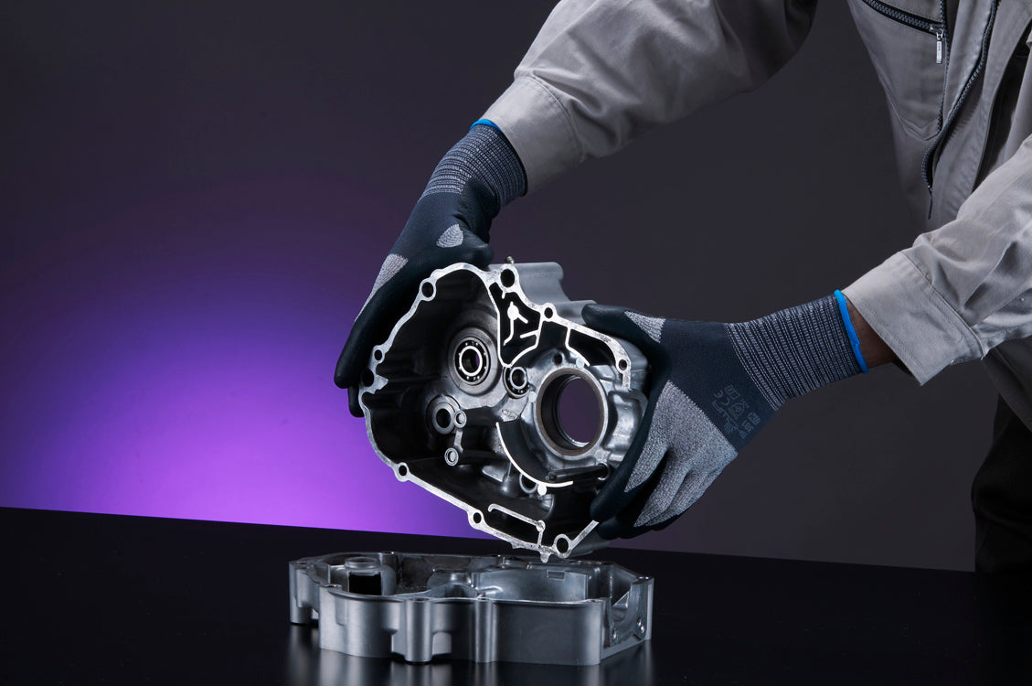 Gants SHOWA 381 en microfibre, ajustement parfait (lot de 10 paires)