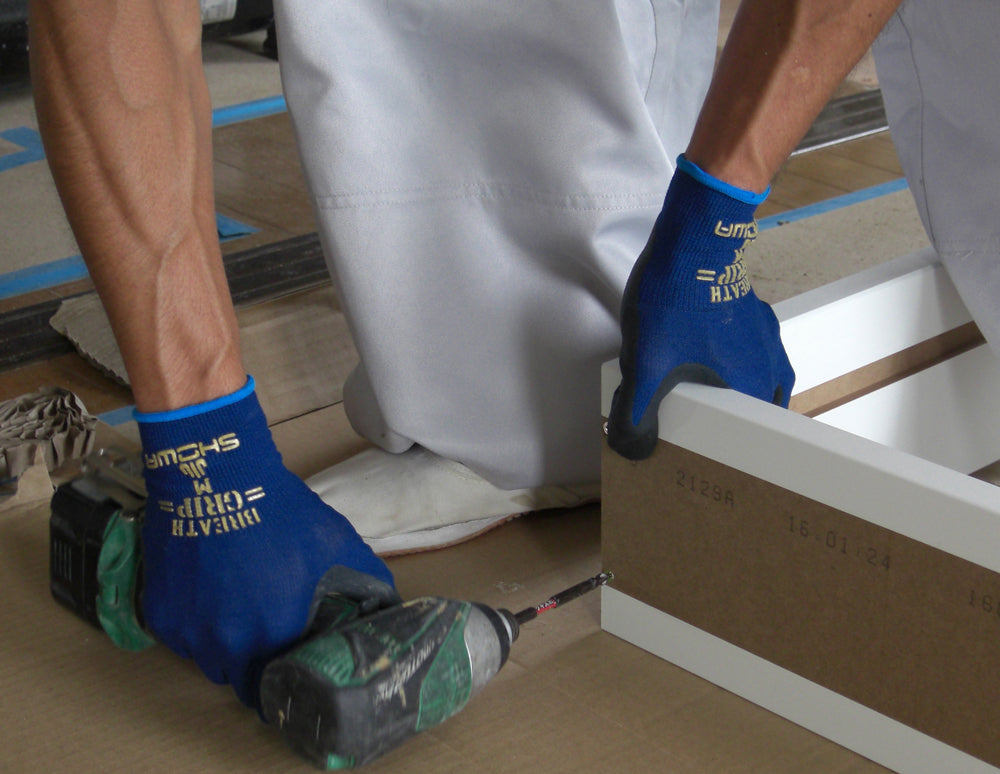 Gants SHOWA 380R respirants et antidérapants (lot de 10 paires)