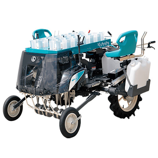 Trasplantadora de cebolla semiautomática tipo montar a caballo Kubota 4 filas KP-4T