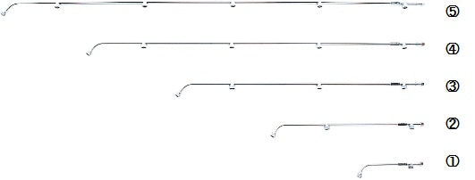 Ugello per aereo a spruzzo YAMAHO New Sector 121432 NN-C-6S G1/4 4 ugelli