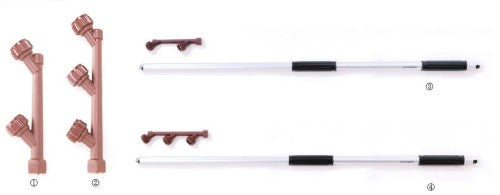 YAMAHO KIRI-STAR (Low-Drift) Sprayer for Orchards 125012 SV-30-55K G1/4 3-nozzles