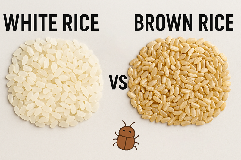 Which is More Prone to Insect Damage? White Rice vs. Brown Rice