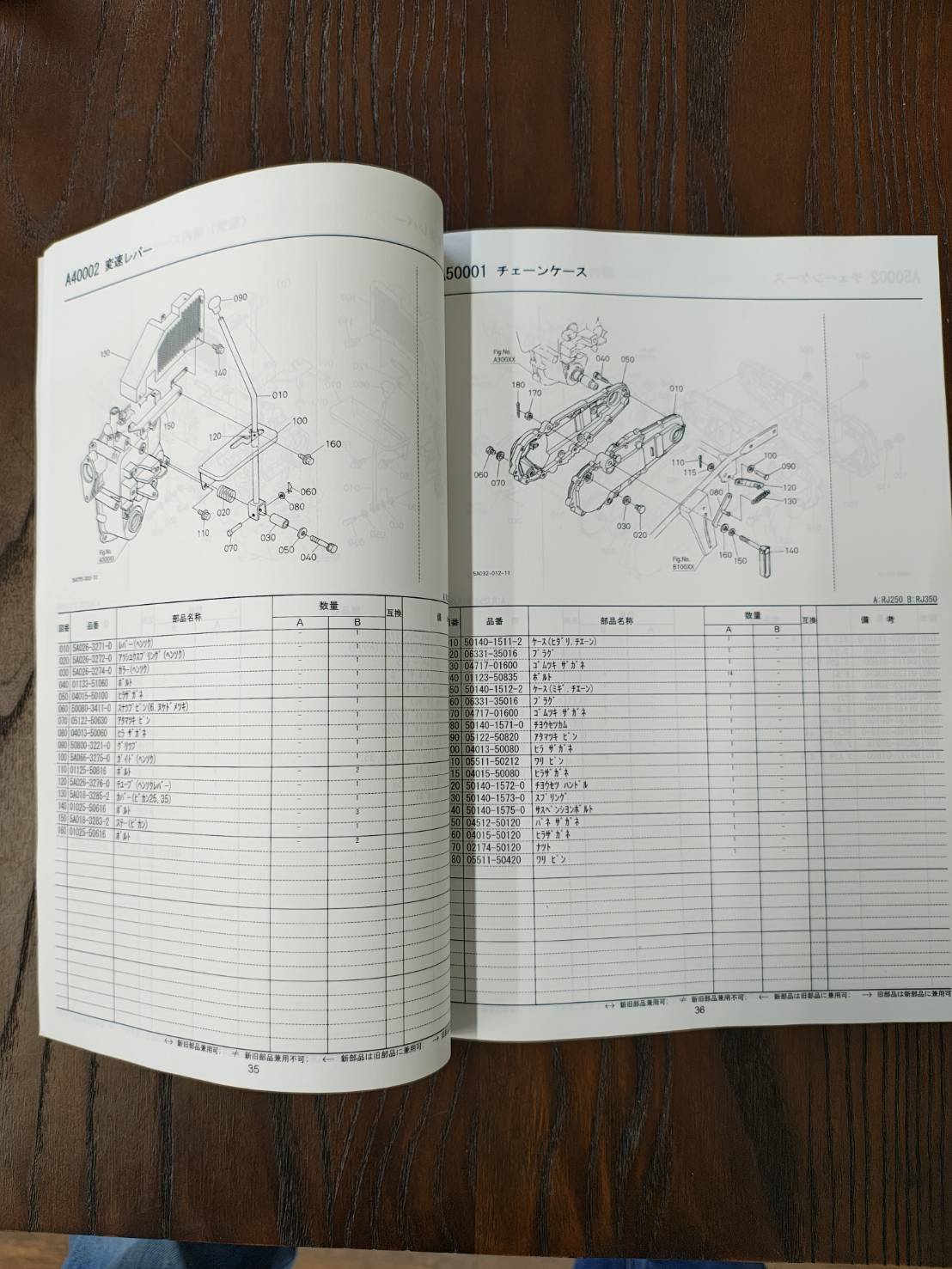 PARTS BOOK for KUBOTA Binder RJ250, RJ350