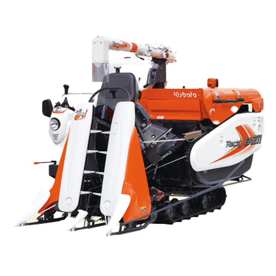 Kubota 2 Reihen 10,5 PS Mini Harvester ER211NG mit Getreidetank 270L und Schnecke