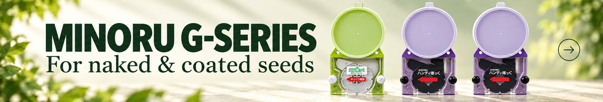 Minoru G-Series hand seeders – G-80, G-8 and G-12