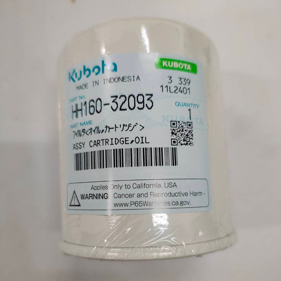 Kubota Oil Cartridge ASSY HH160-32093 for Minoru OPD-4