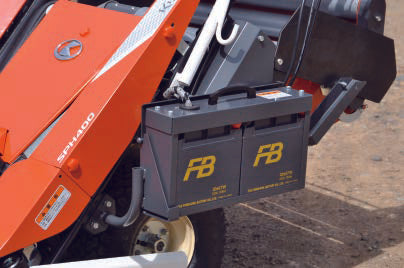 Cosechadoras de espinacas a batería KUBOTA SPH400