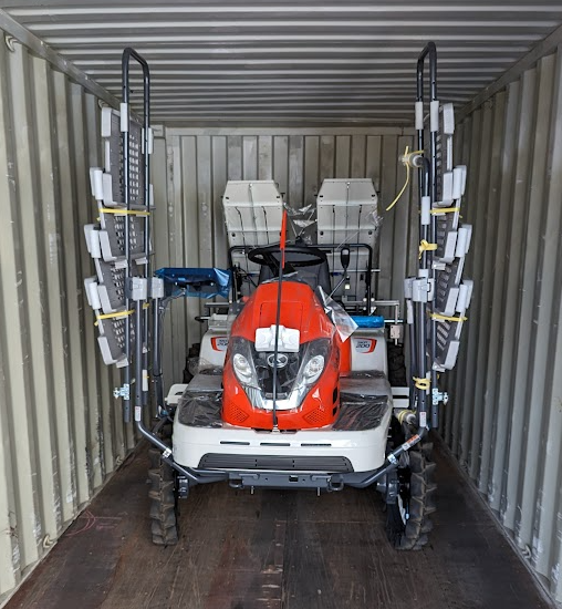 Kubota Trapiantatrice di verdure completamente automatica Riding Type 2 Rows SKP-200 per piantare ortaggi a foglia