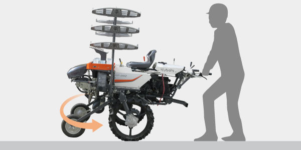 KUBOTA Semi-automatic Riding Vegetable Transplanter KP-202