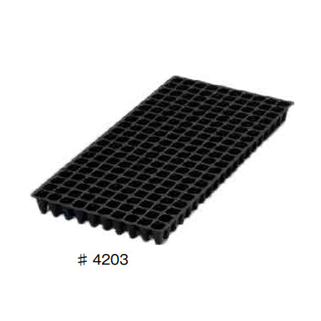 Bandeja de vivero alternativa #4203 200 celdas 100 piezas/caja Negro