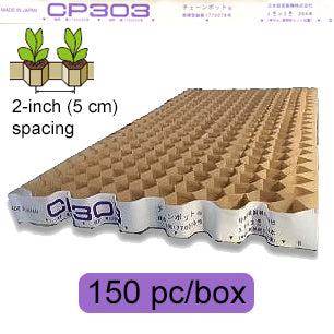 2-Zoll-Abstandspapier-Kettentopf CP303 - Box
