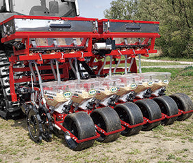 Accesorio de tractor de siembra y fertilización de 6 hileras de alta velocidad NTP-6AFP
