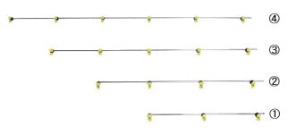 YAMAHO Kirinashi (Ultra Low-Drift) W SUZURAN Boom Sprayer 143321 N-KAY45-10 G1/4 3-nozzles