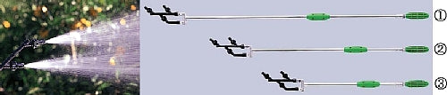 YAMAHO Kirinashi (Ultra Low-Drift) Buse de commutation pour arbre fruitier P-700 141226 N-KE-20B/N-KF-15B G1/4 1 ou 2 buses