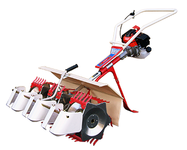 Máquina de cultivo y deshierbe (3 hileras) para arrozales MJ35